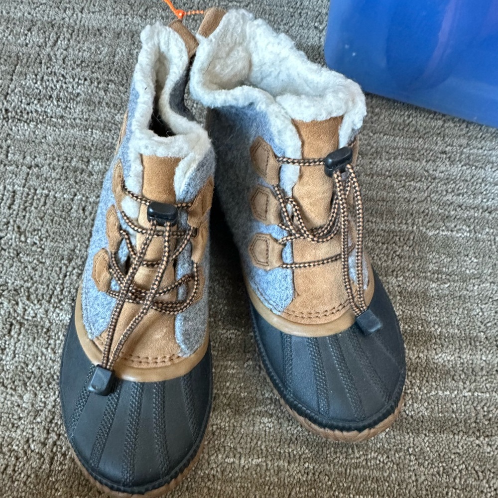 Sorel Women's Winter Boots - Gray and Tan